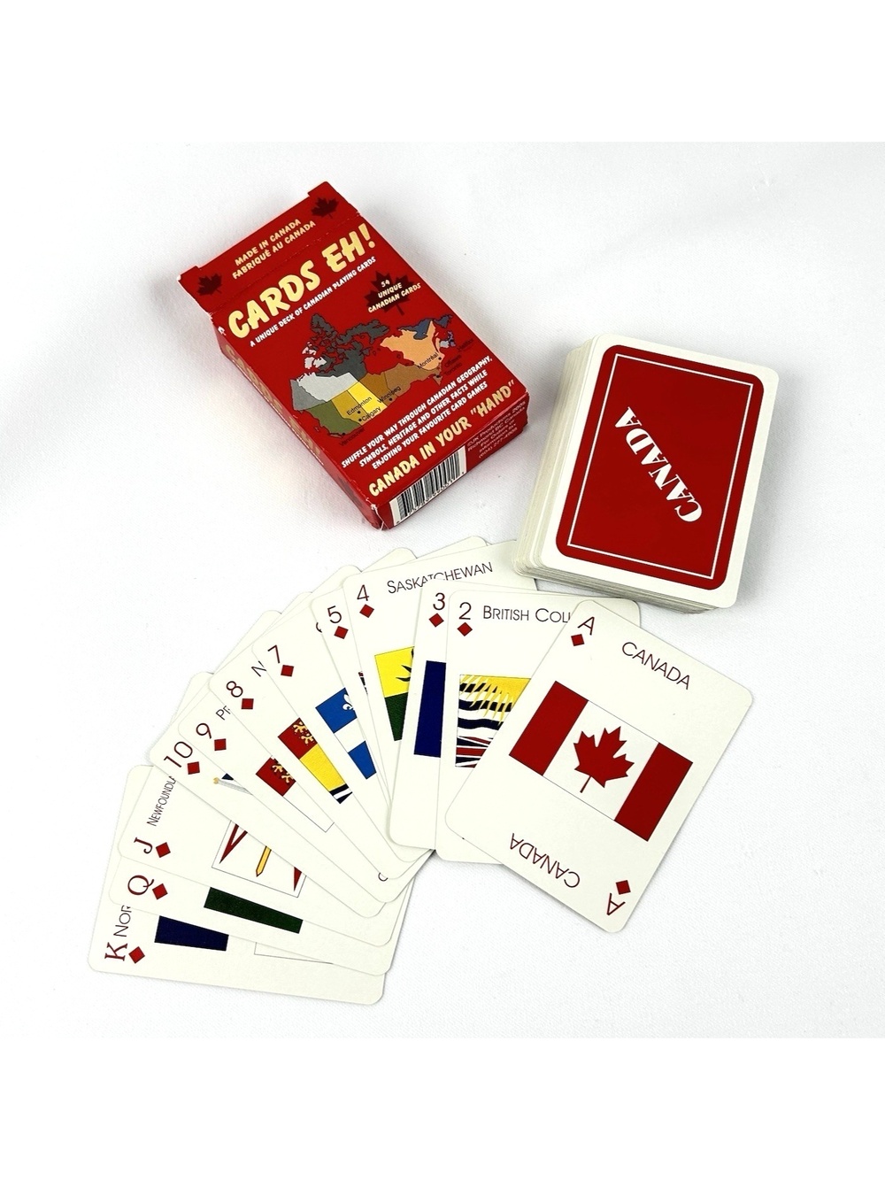 Cards Eh! Canadian Playing Card Deck with Facts And Geography Of Canada - Picture 5 of 5
